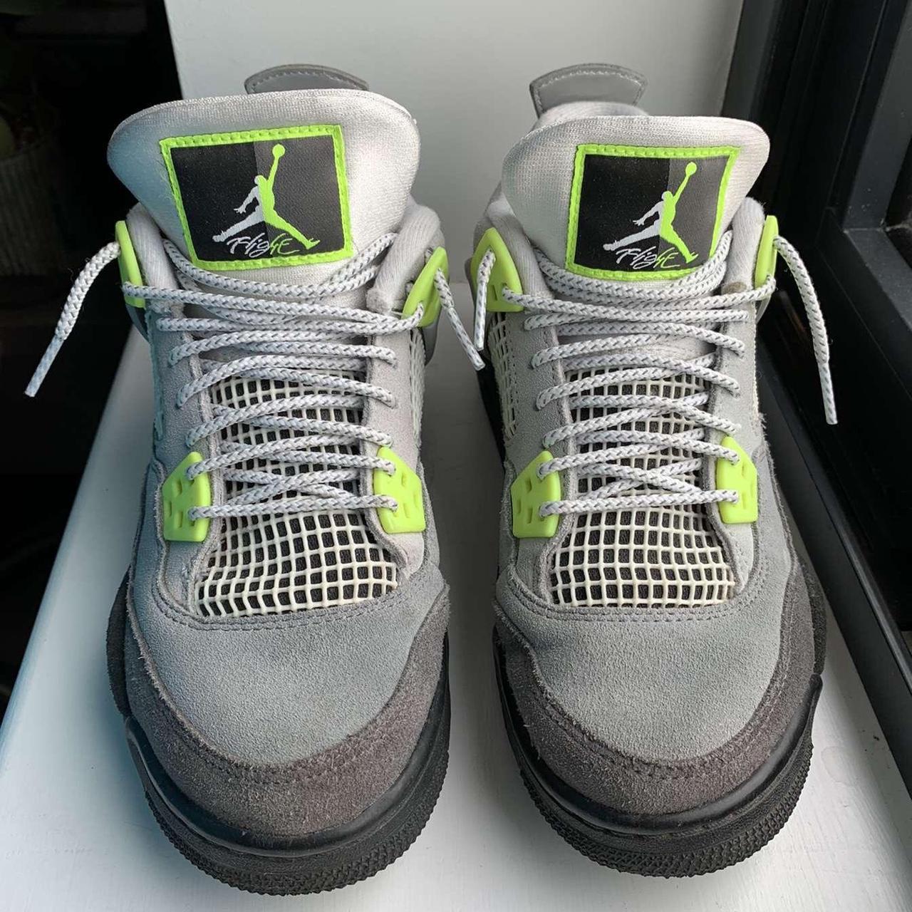 Jordan neons, worn a few times, no signs of