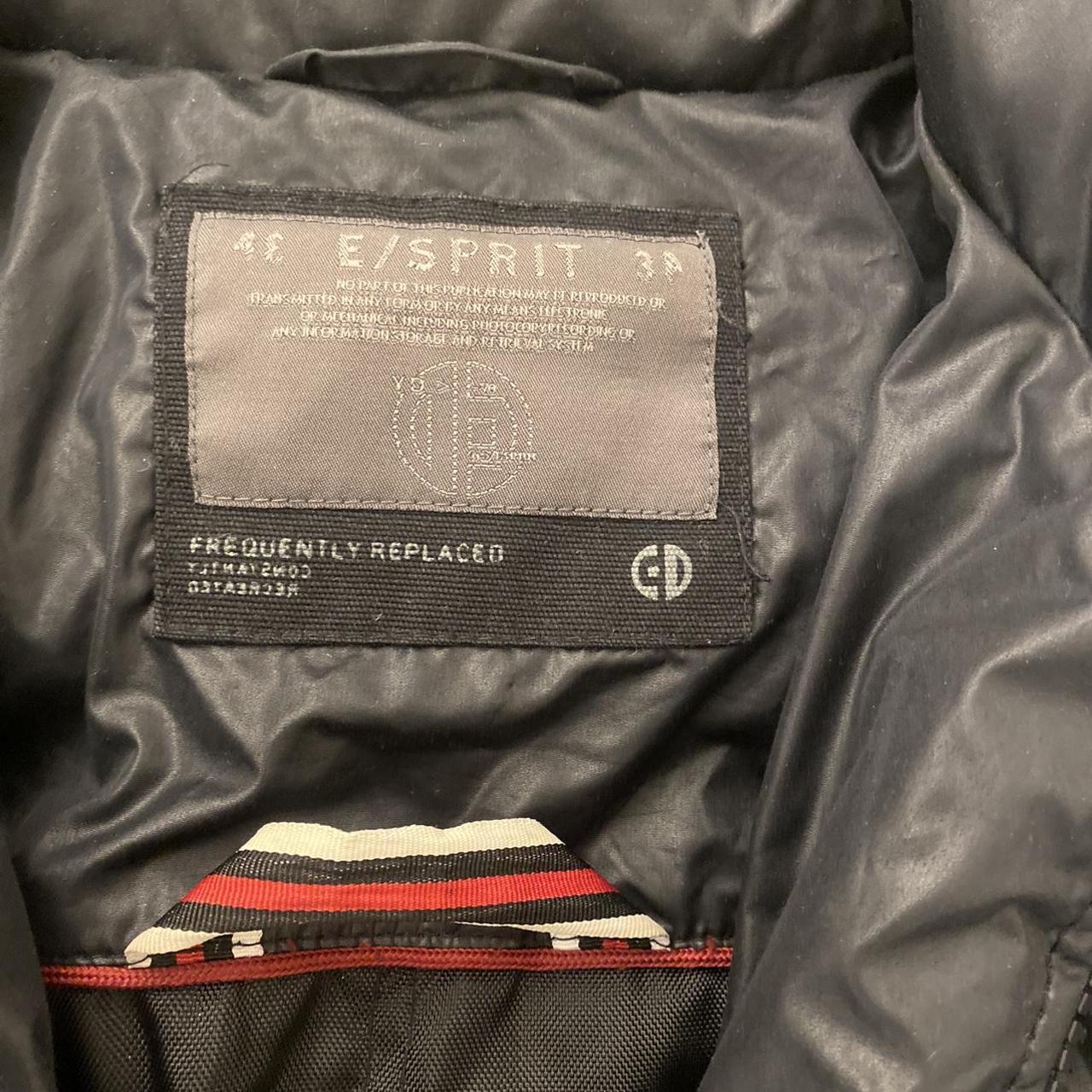 Esprit Black Puffer Jacket - Depop