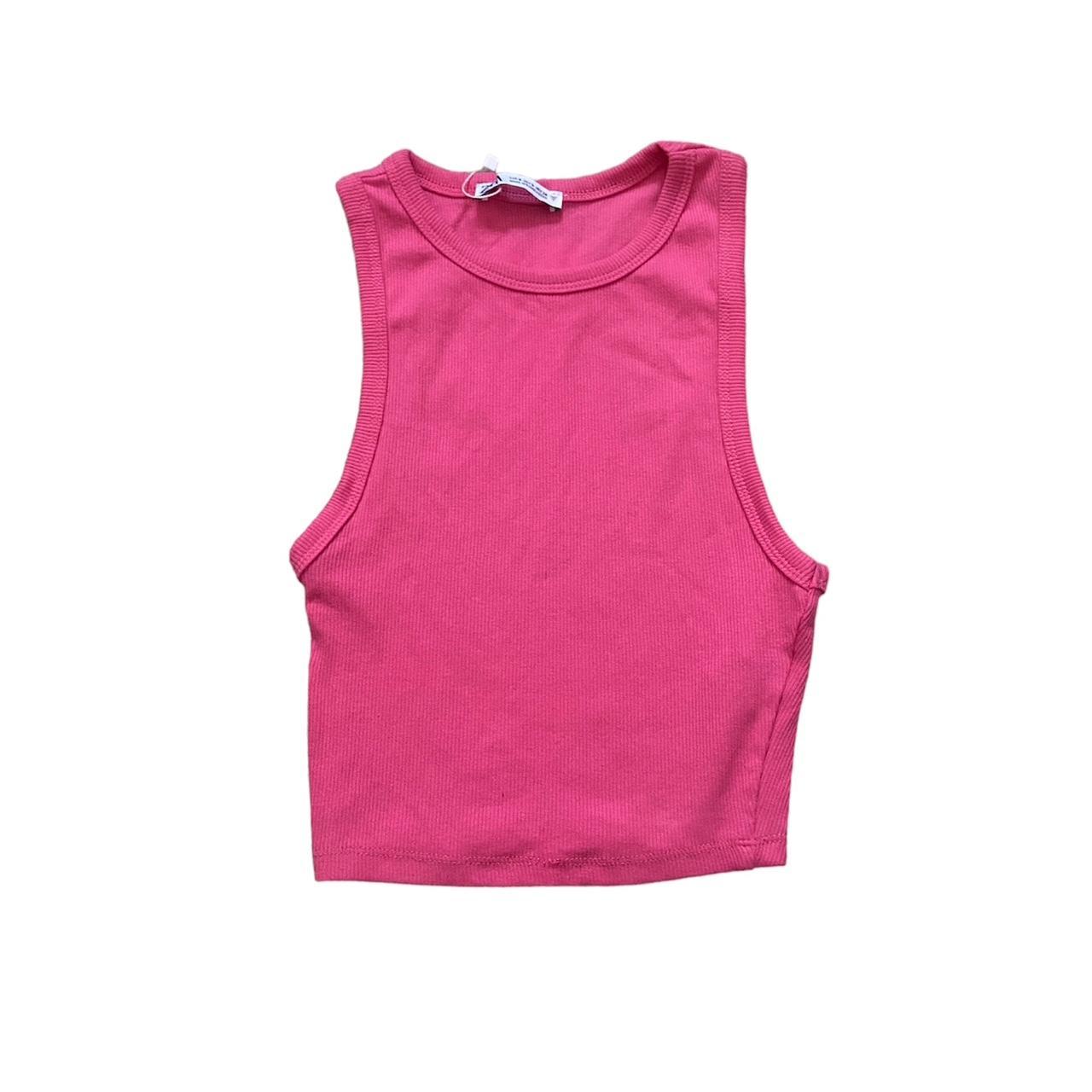 Zara Women's Pink Vest | Depop