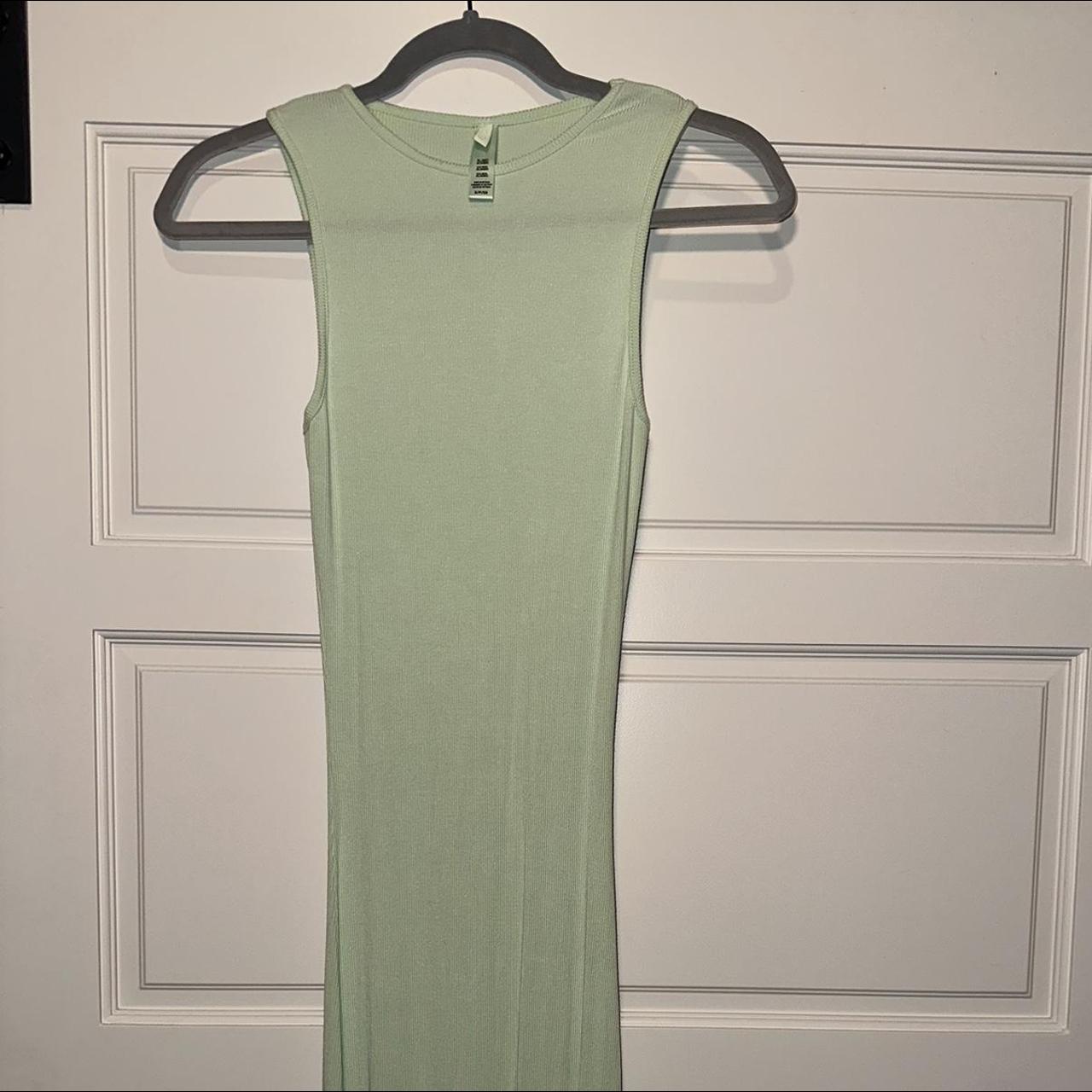 small pistachio green Skims fits everybody maxi dress - Depop