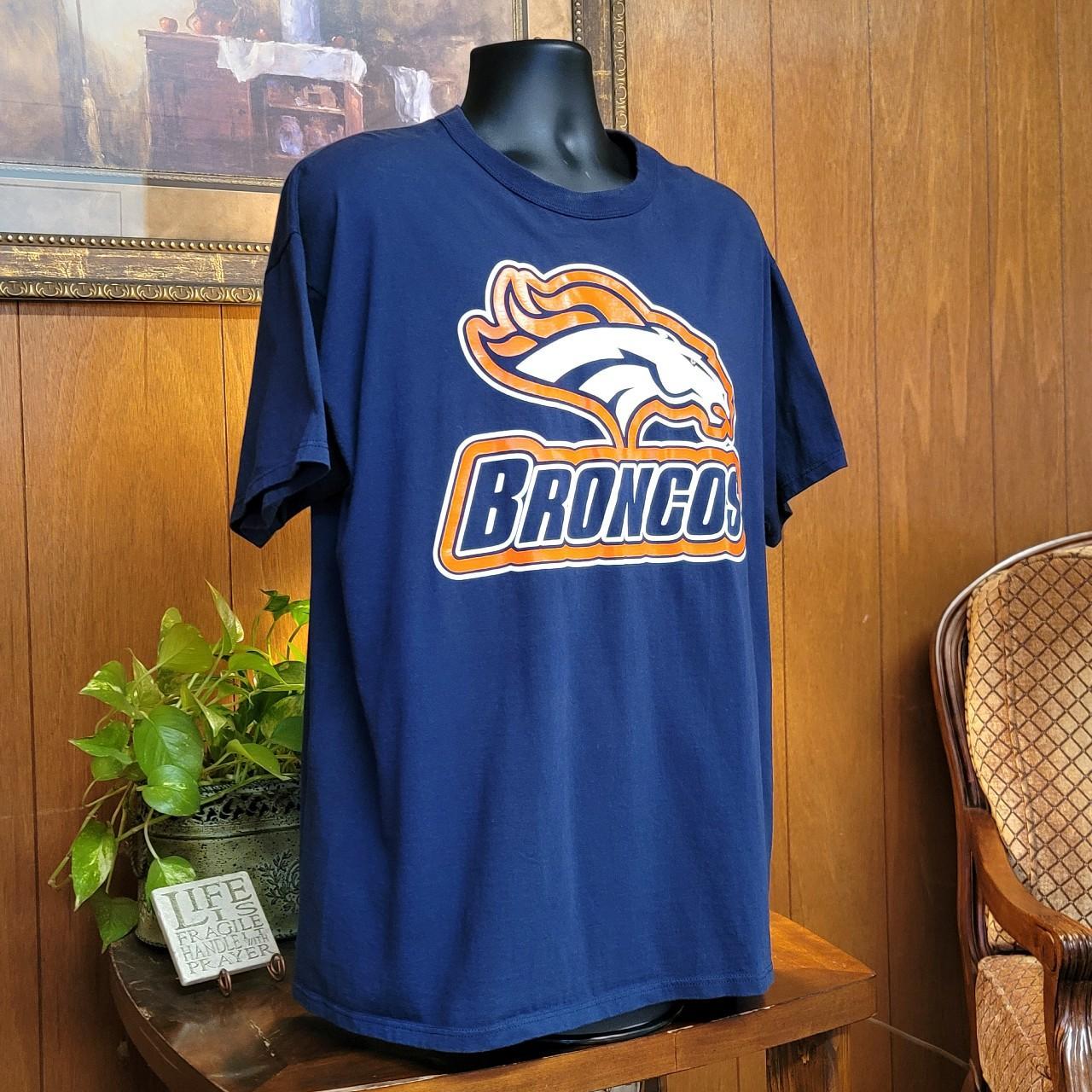 Denver Broncos T-Shirt by Russell Athletic, Made in The USA