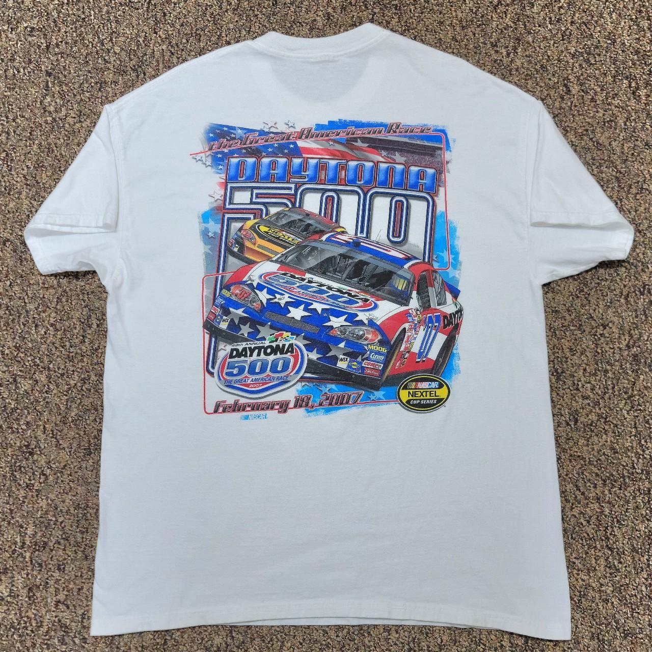 2007 Daytona 500 Nascar Cup Series White Men's... - Depop