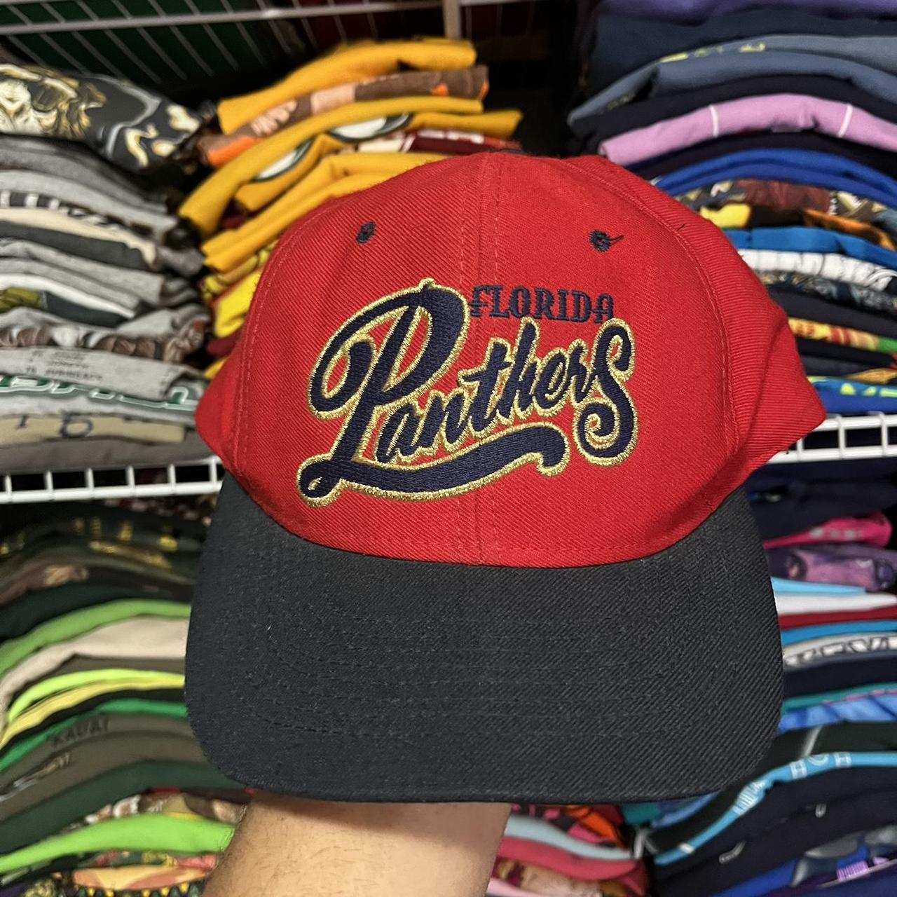 Vintage Florida panthers NHL hockey hat. nutmeg tag... - Depop