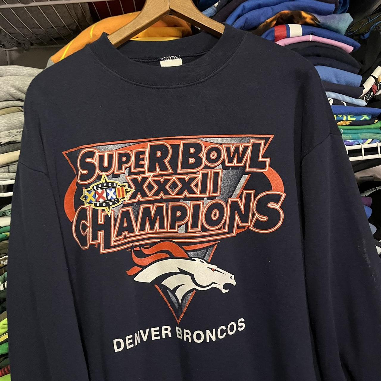 Vintage Denver Broncos Super Bowl Champs Crewneck Sweatshirt 