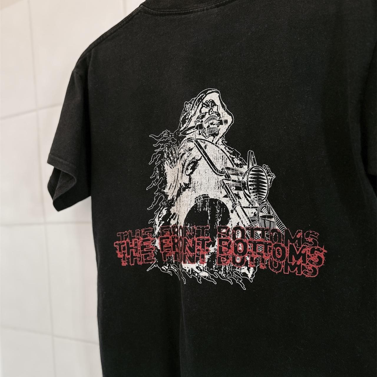 Tfb the front bottoms rare grim reaper motorcycle rose factory tshirt size medium