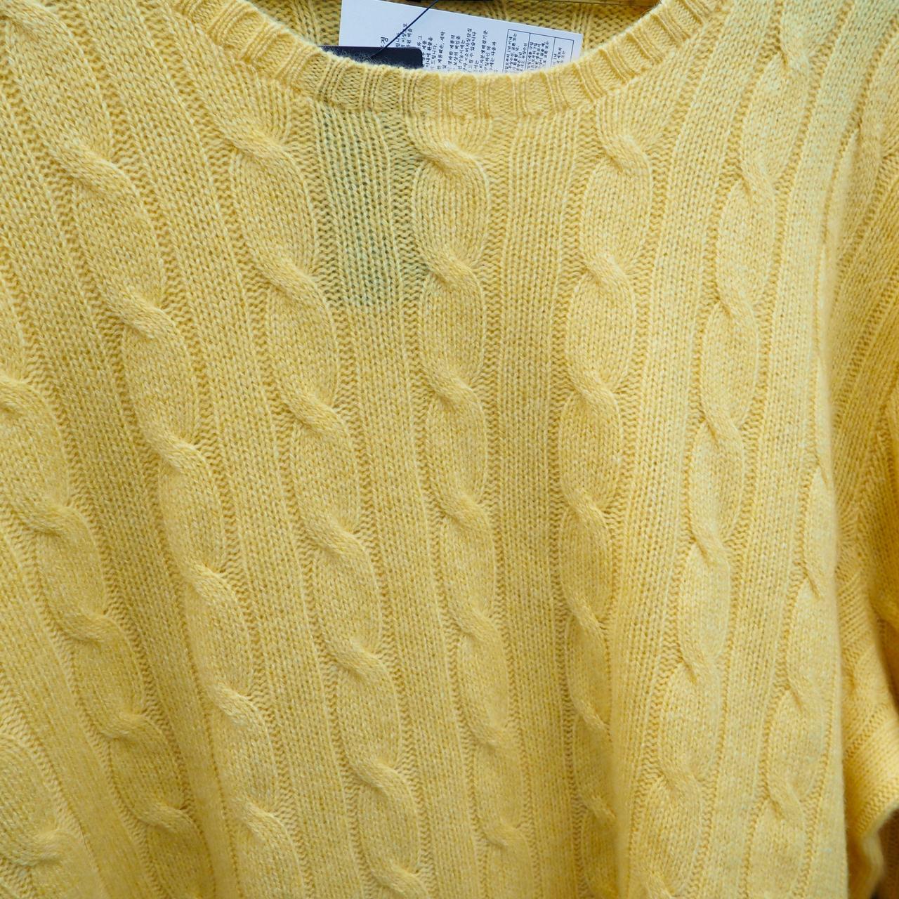 Polo Ralph Lauren Men's Yellow Jumper | Depop