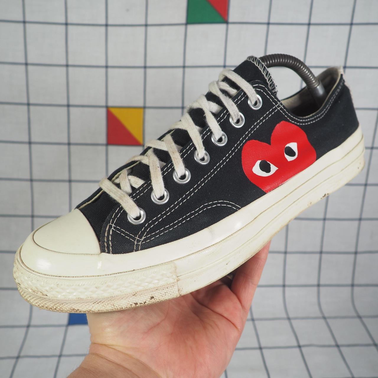 Comme des Garçons Men's Black Trainers | Depop