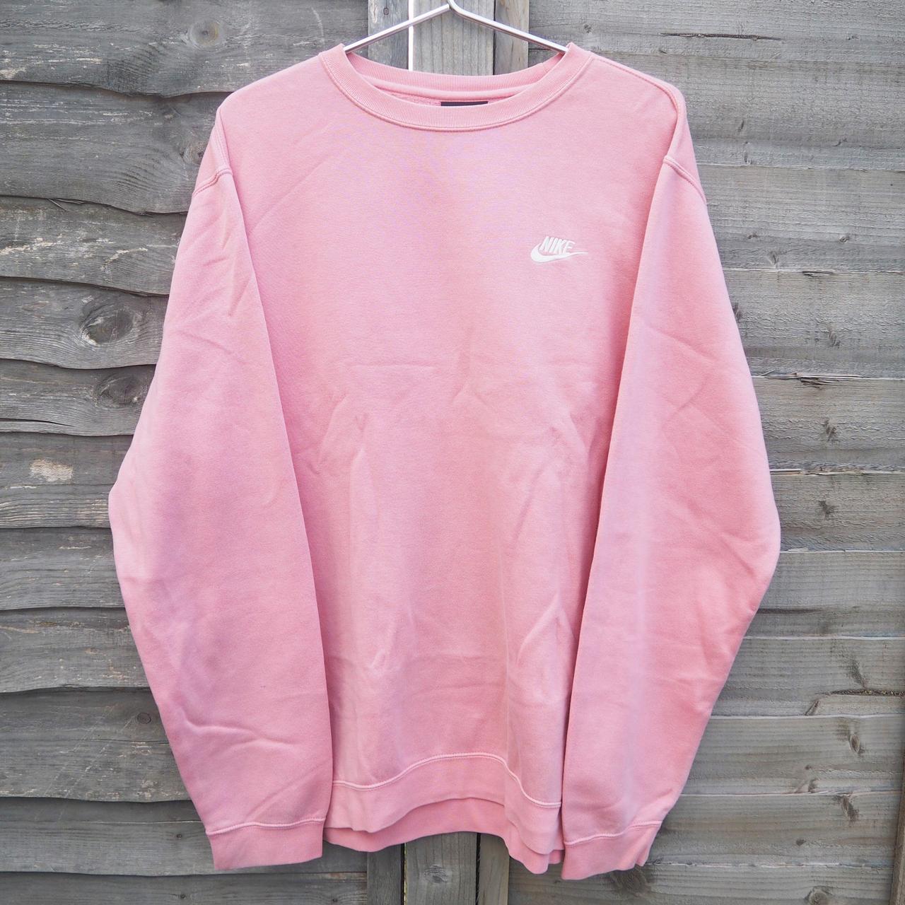 mens pink nike sweatshirt