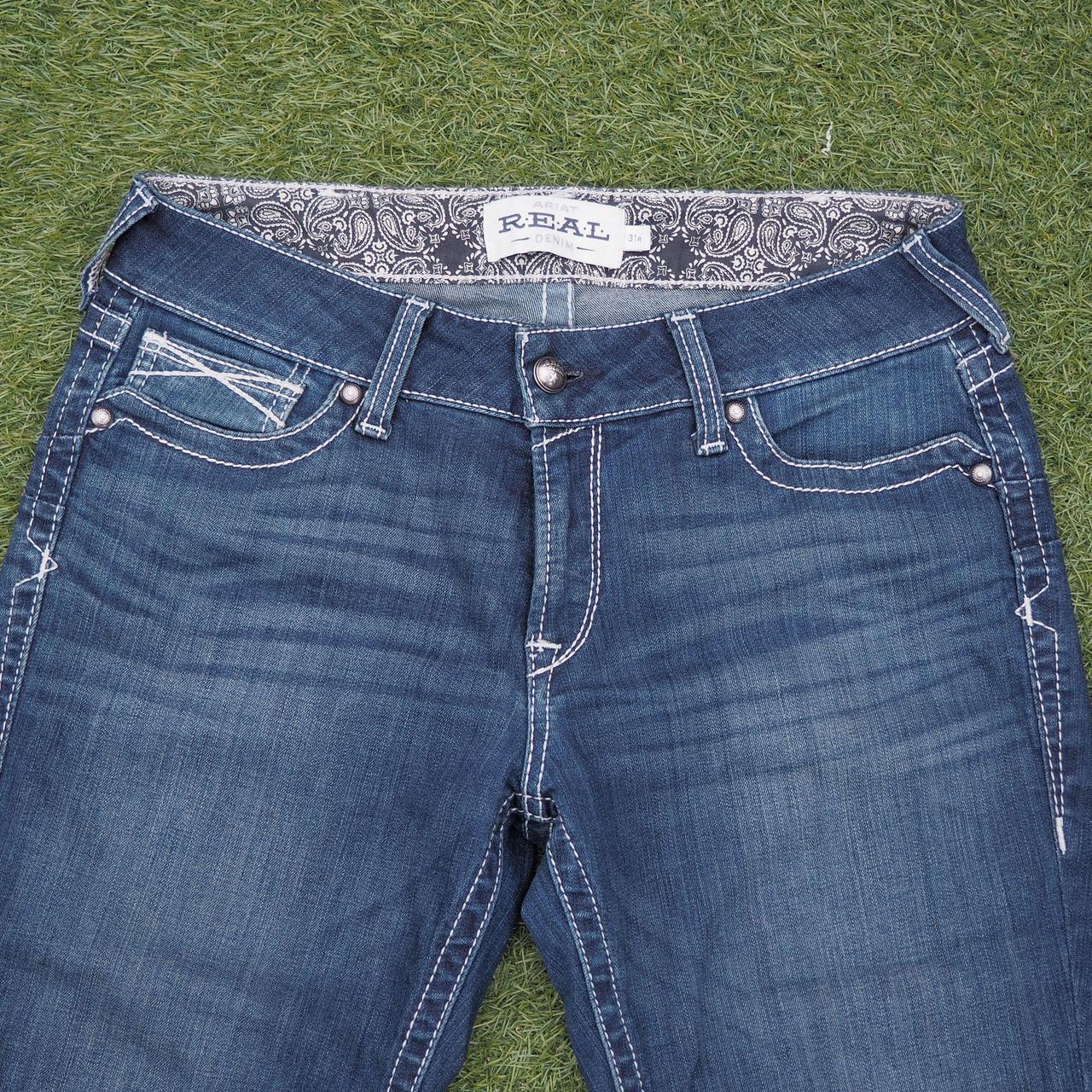 Ariat Ocean REAL Straight Icon Women's Blue Jeans... Depop