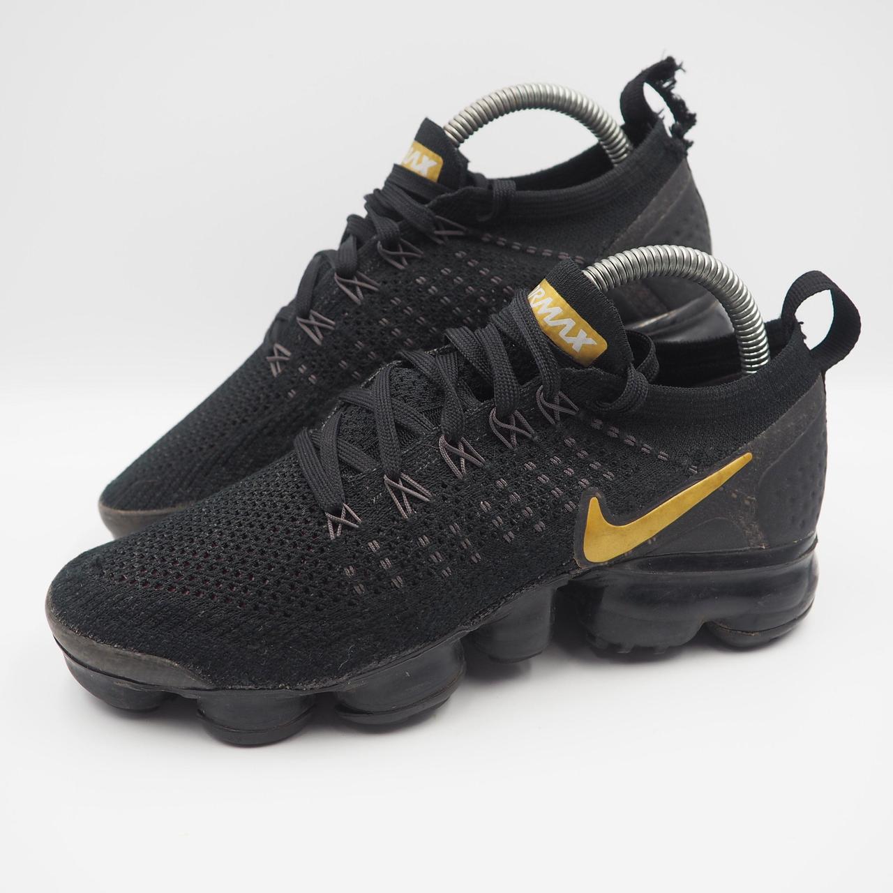 Nike air vapormax sales flyknit 2 black gold