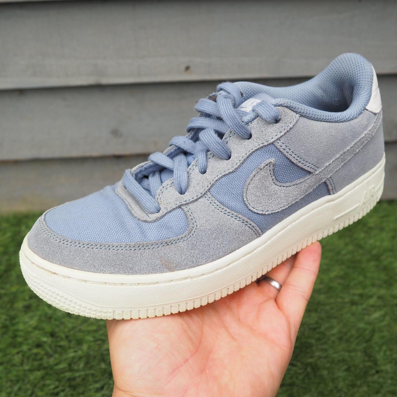 Light blue suede hotsell nike air force 1