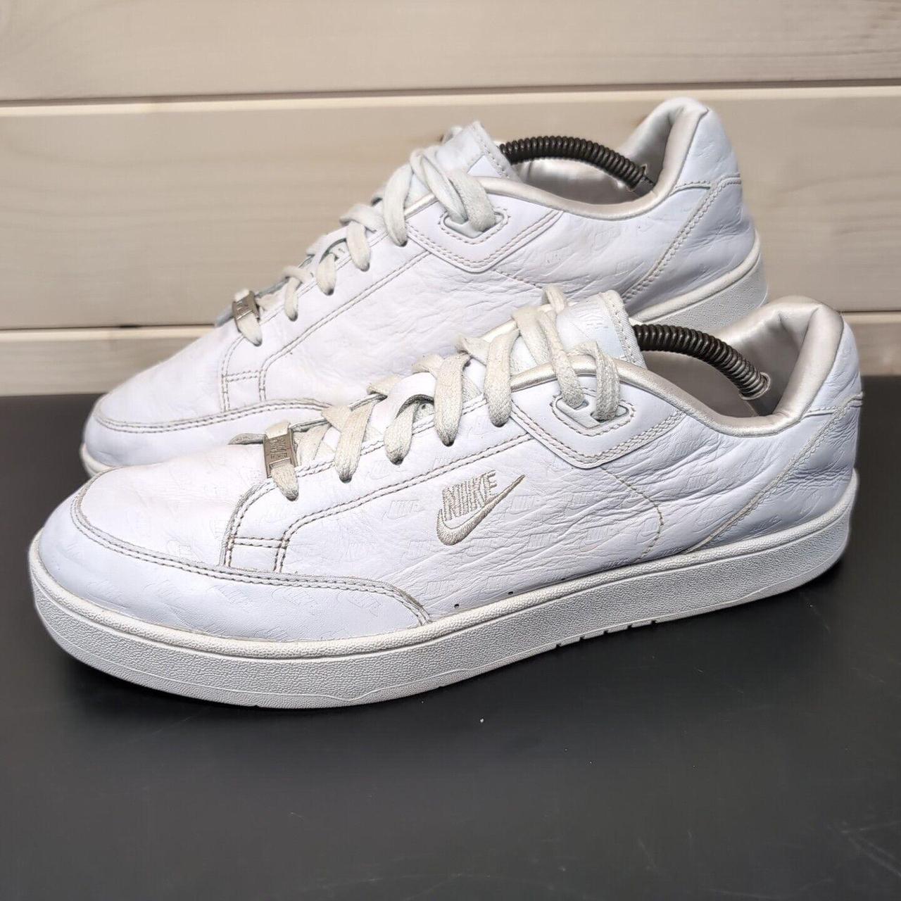 nike white grandstand ii trainers