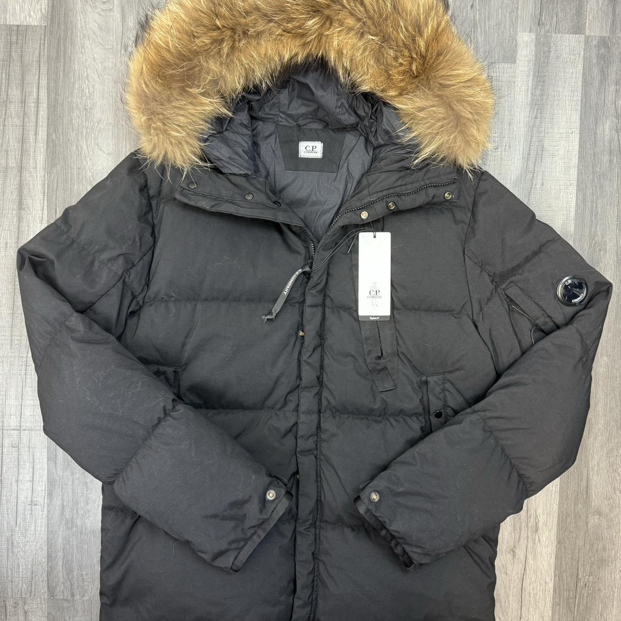 CP Company taylon fur down coat . Depop