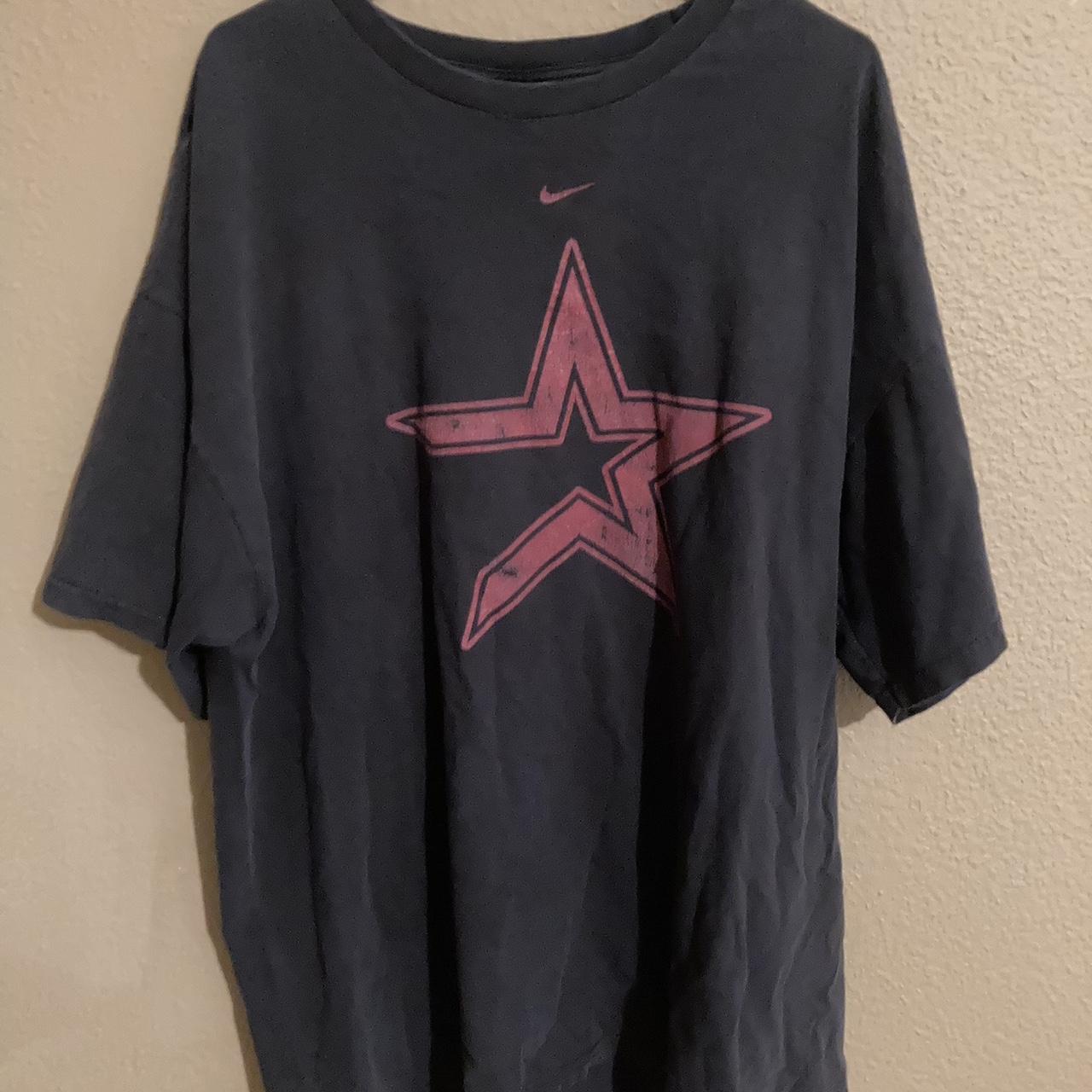 Nike Houston Astros center swoosh T-shirt Size XL