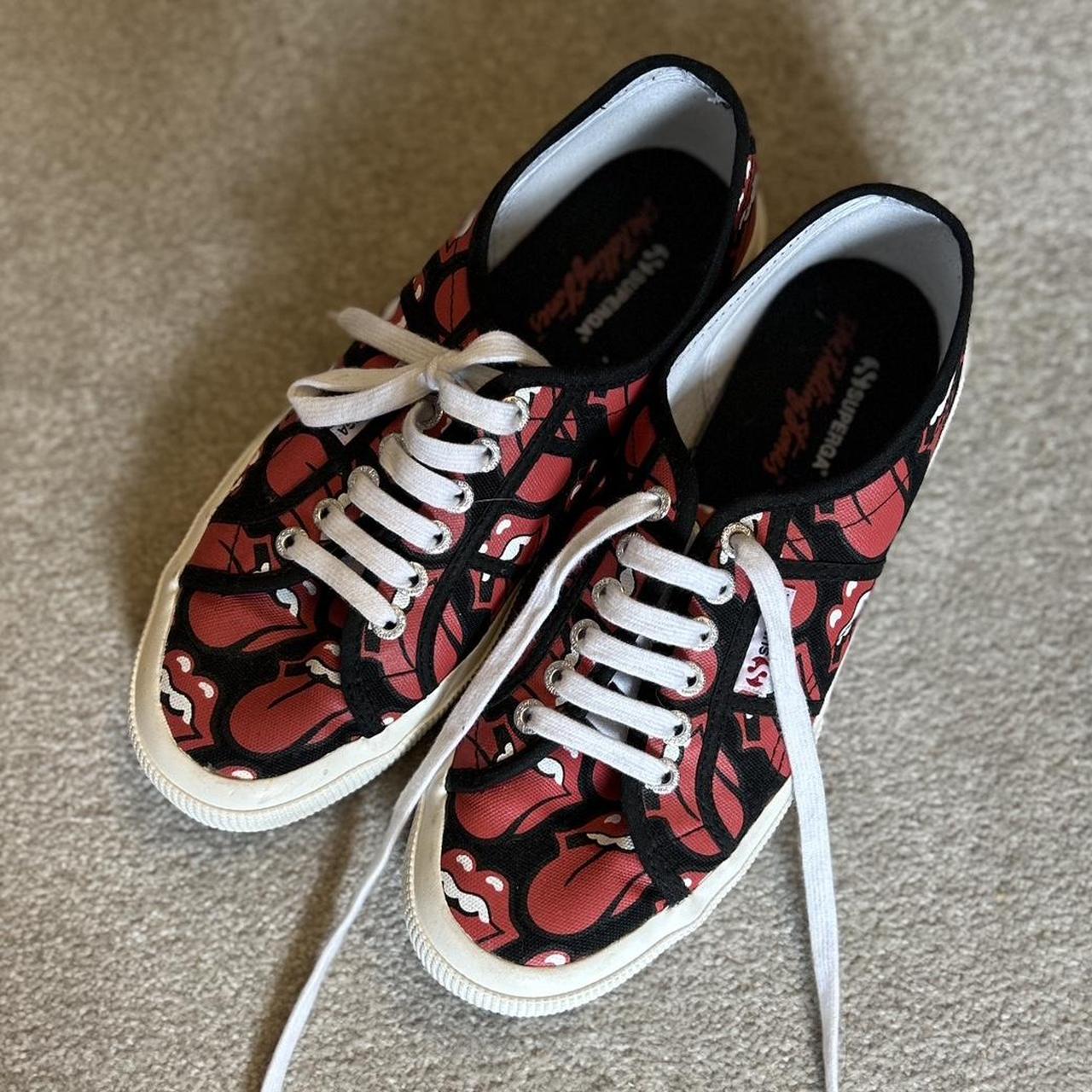 Superga rolling sales stones sneakers