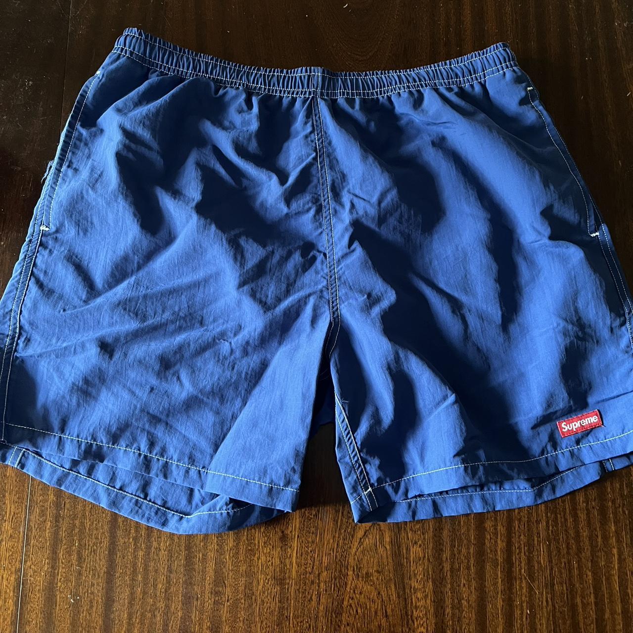 Supreme Blue Swim Shorts Size M