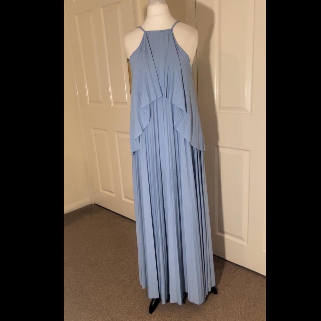 ASOS light blue pleated maxi dress Stunning... Depop
