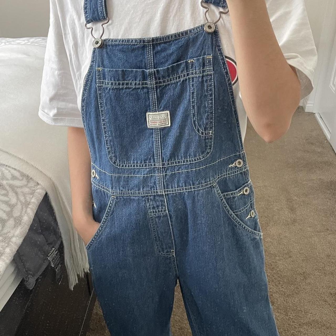 Vintage Old Navy Overalls ️100% cotton denim ️soft,... - Depop