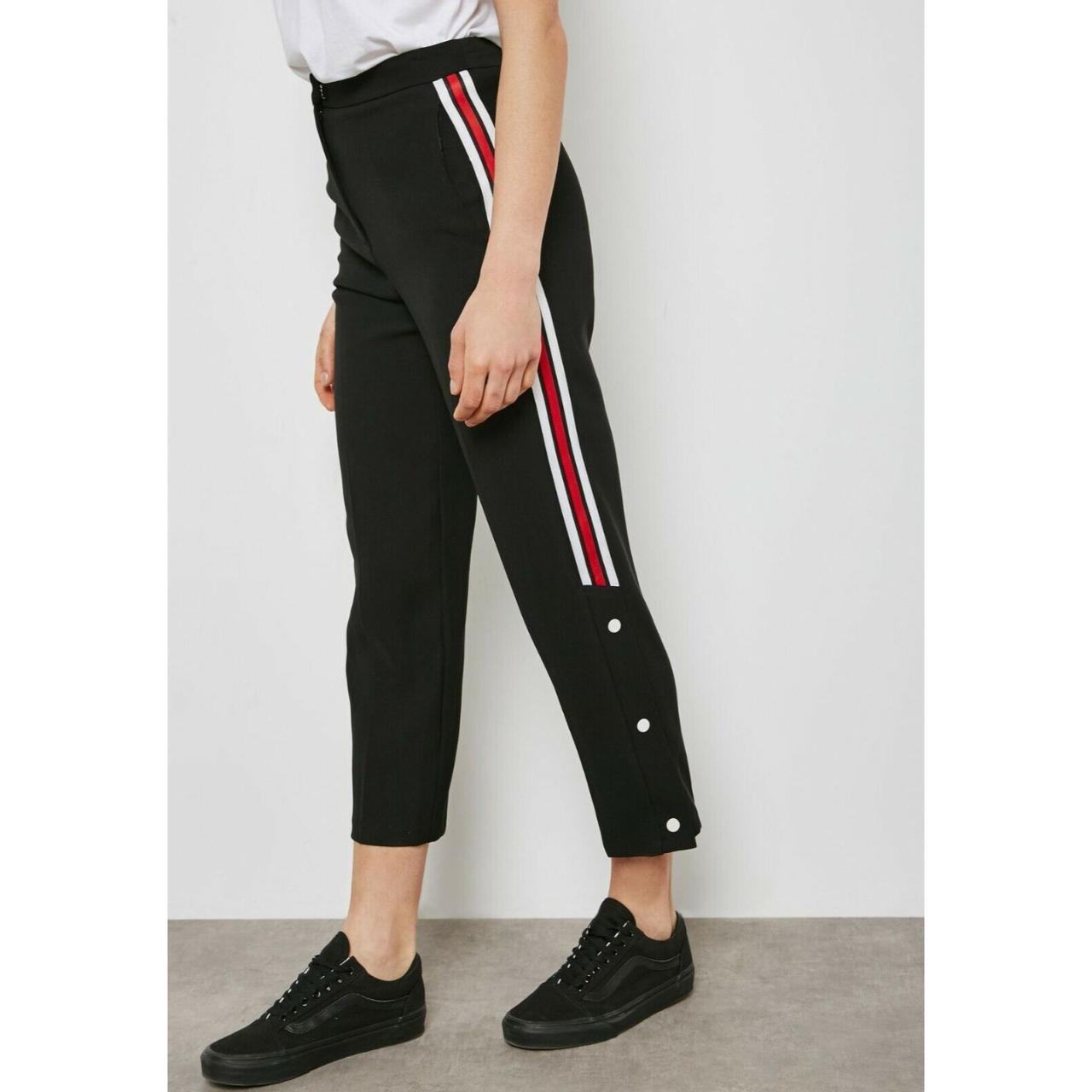 Topshop side stripe discount joggers