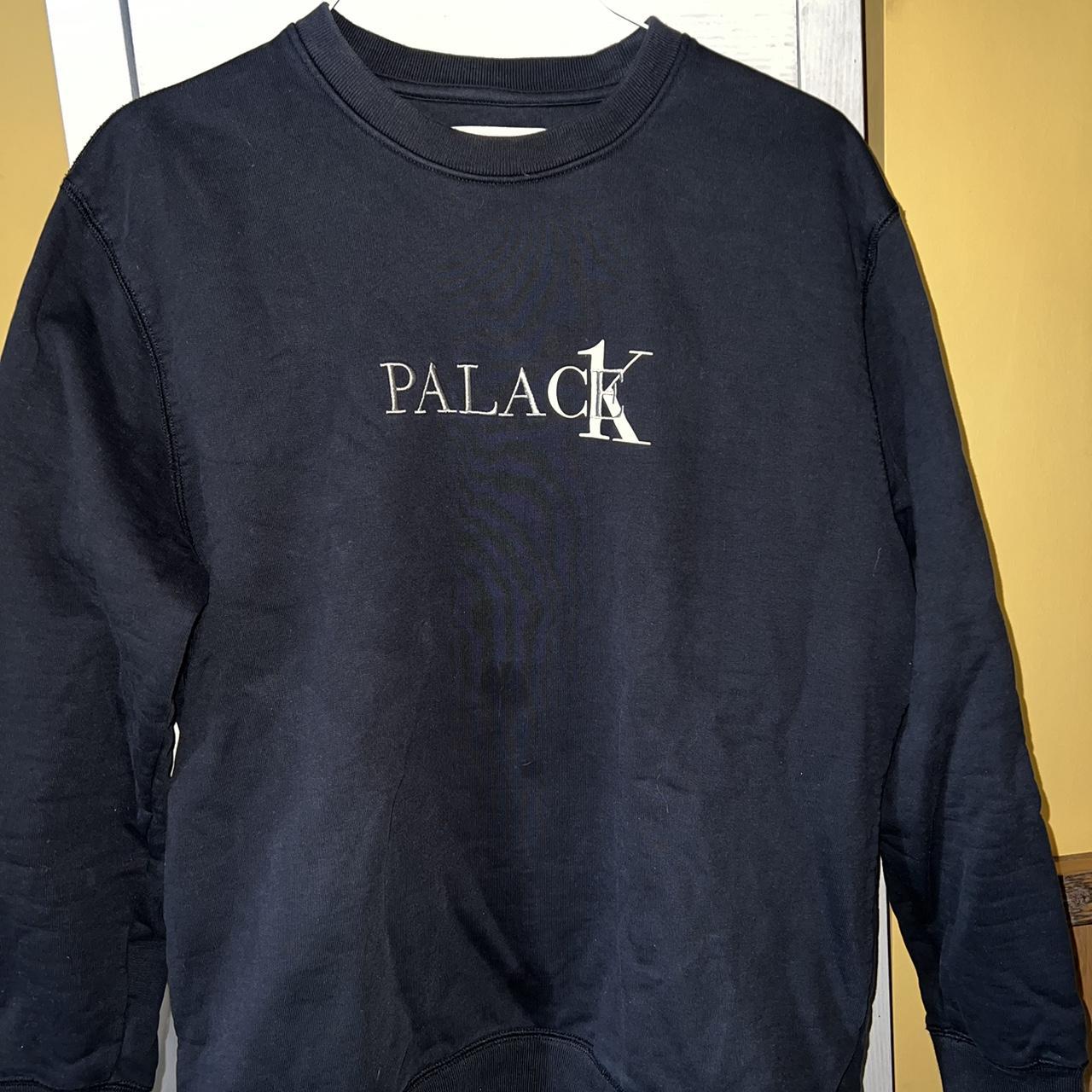 Palace Calvin Klein sweatshirt in black. Great... - Depop