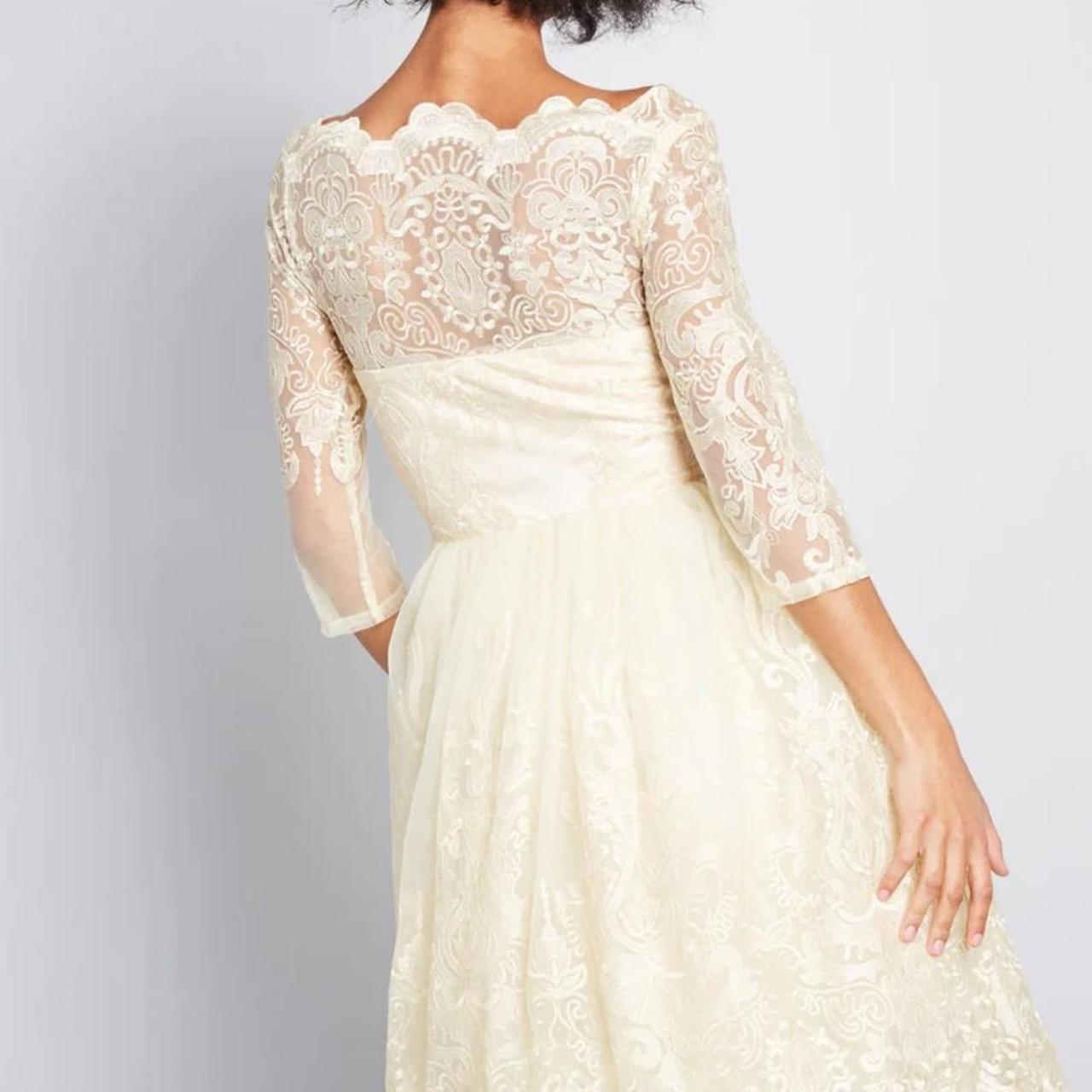 Chi Chi London Gilded Grace Lace dress in