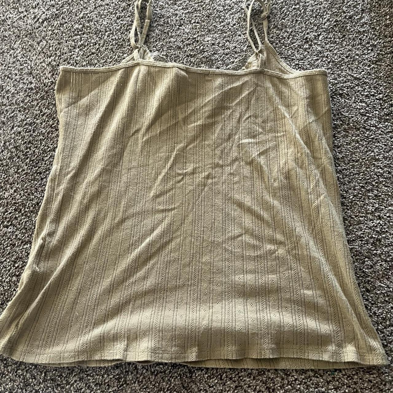 Halogen Women's Green and Khaki Vest (3)