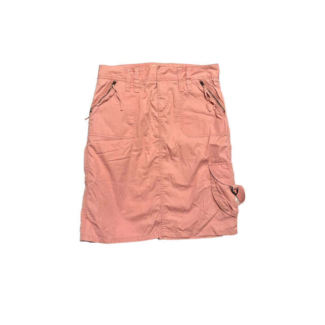 vintage y2k american eagle pink cargo midi parachute... Depop