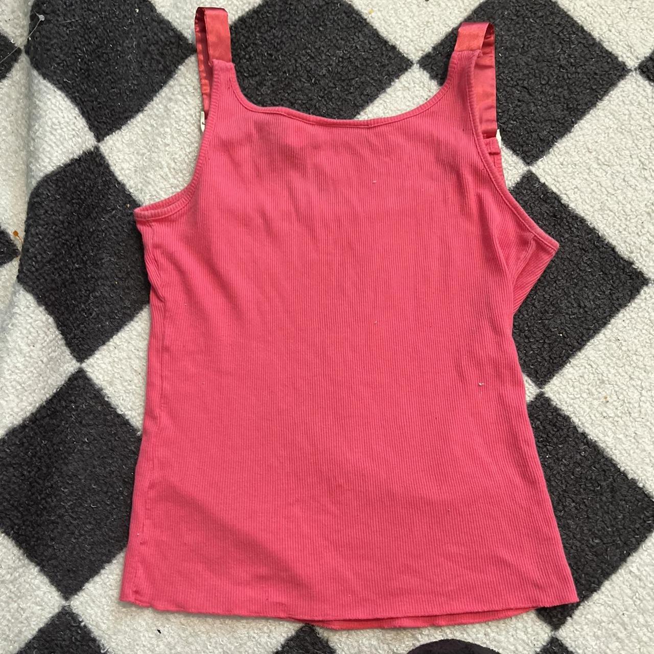 DKNY Women's Pink and Silver Vest (3)