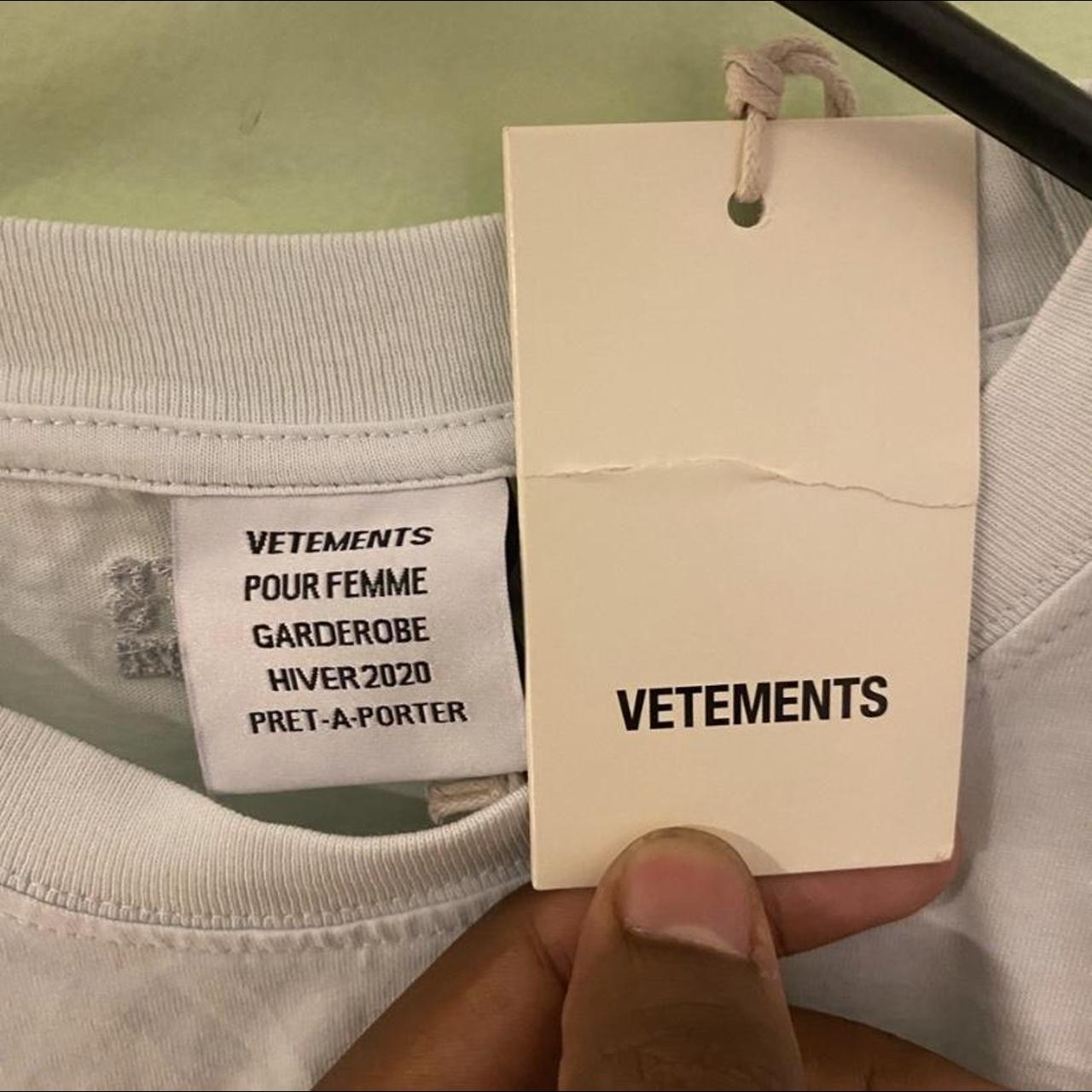 Vetements t shirt online 2020