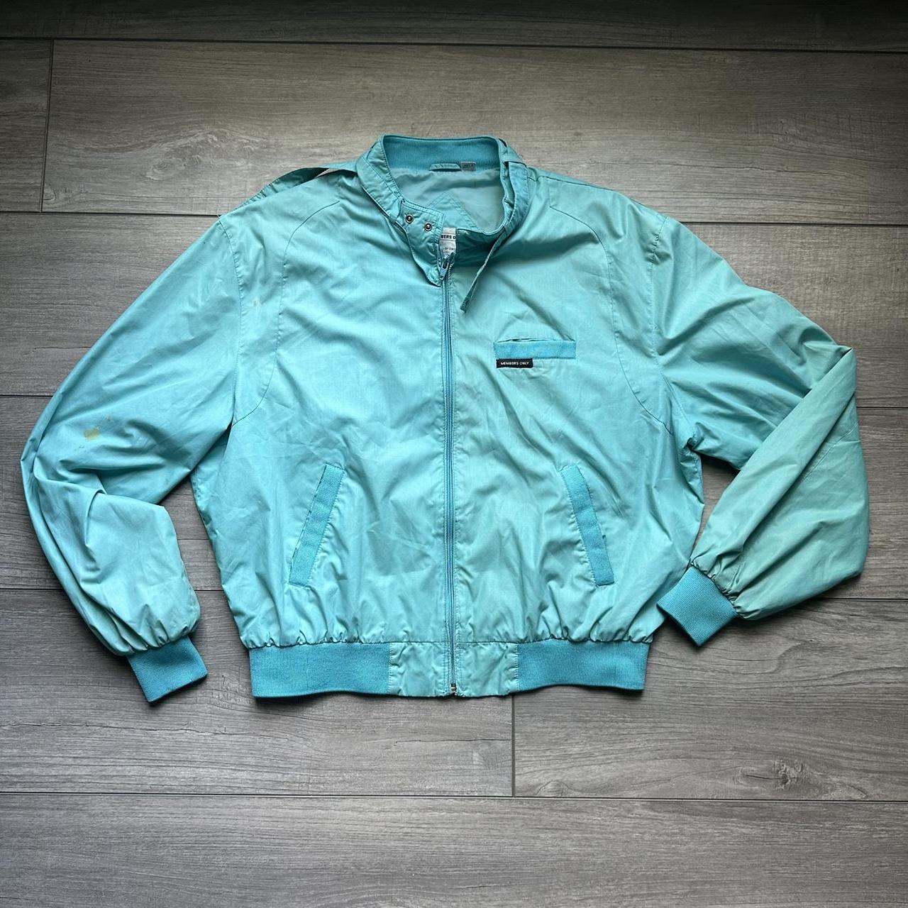 Light blue shop members only jacket