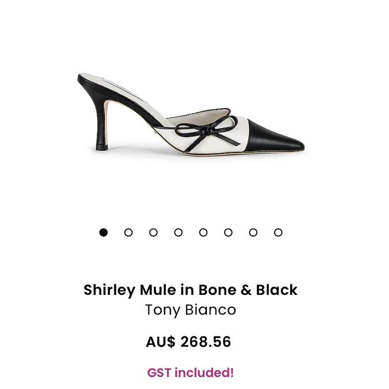 Tony Bianco Shirley leather kitten heels. Black and... - Depop