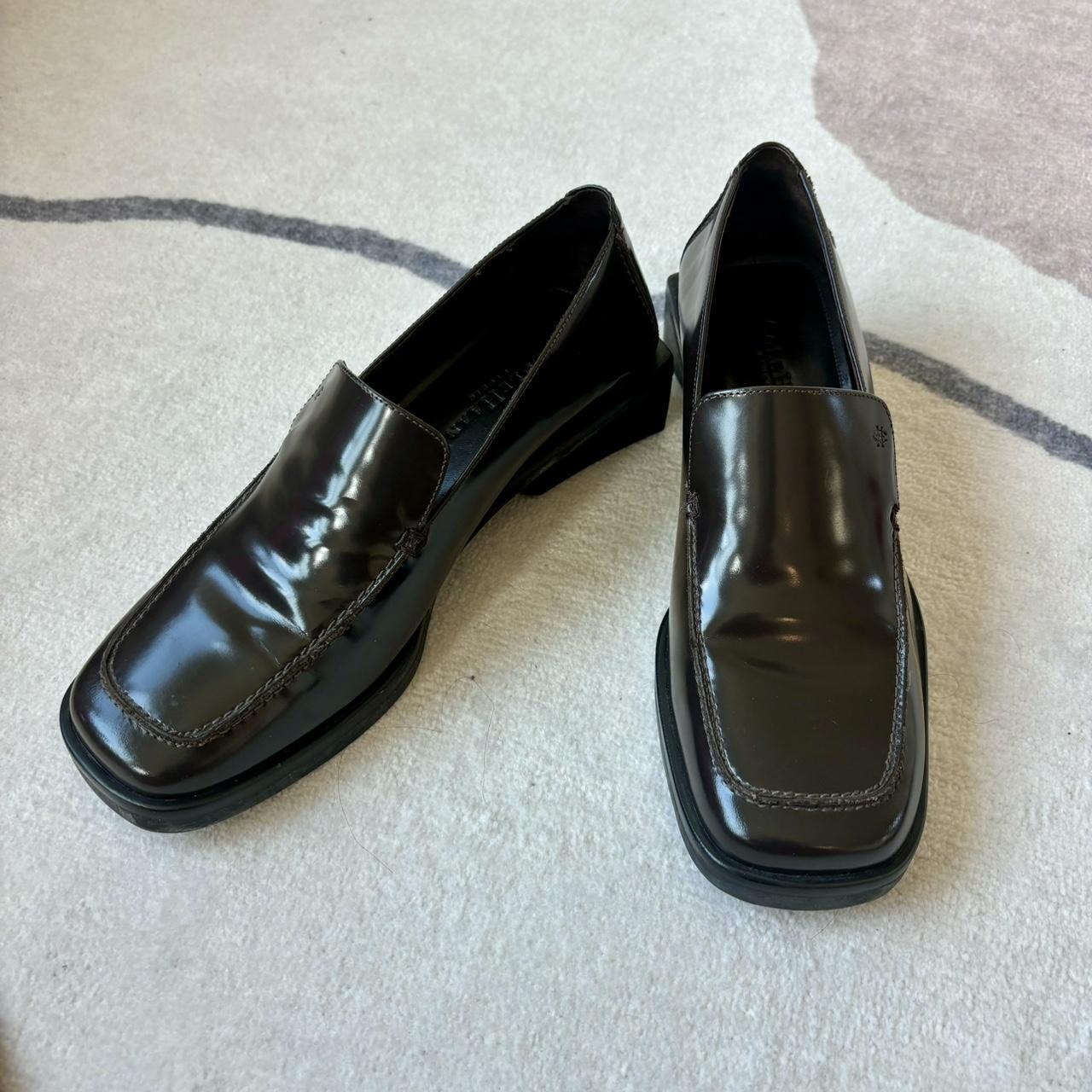 cole haan brown loafers womens