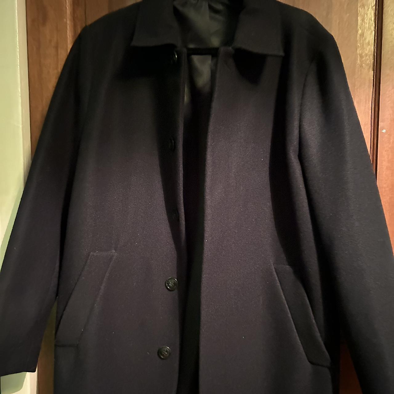 Long topman jacket Never worn #topman #longcoat - Depop