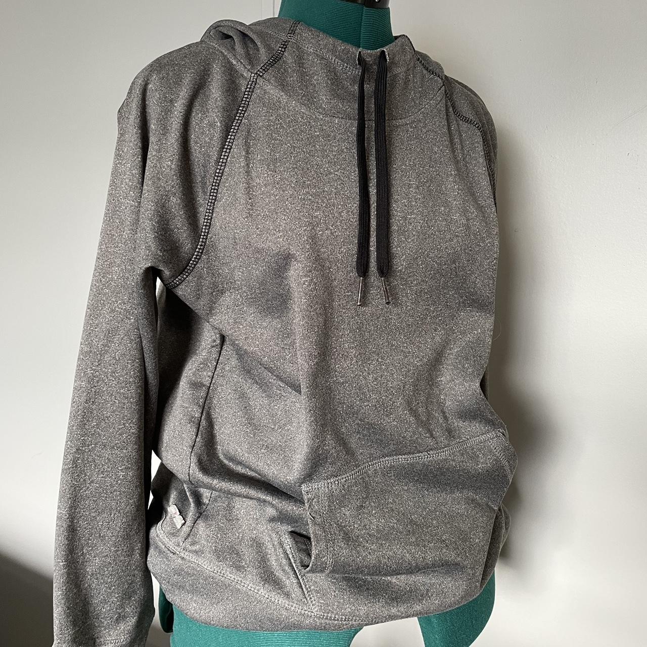 Danskin now gray and black hoodie, size small, made - Depop