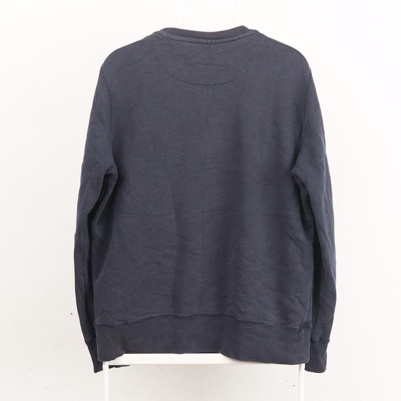 Nike Sweatshirt Navy Large Featuring front... Depop