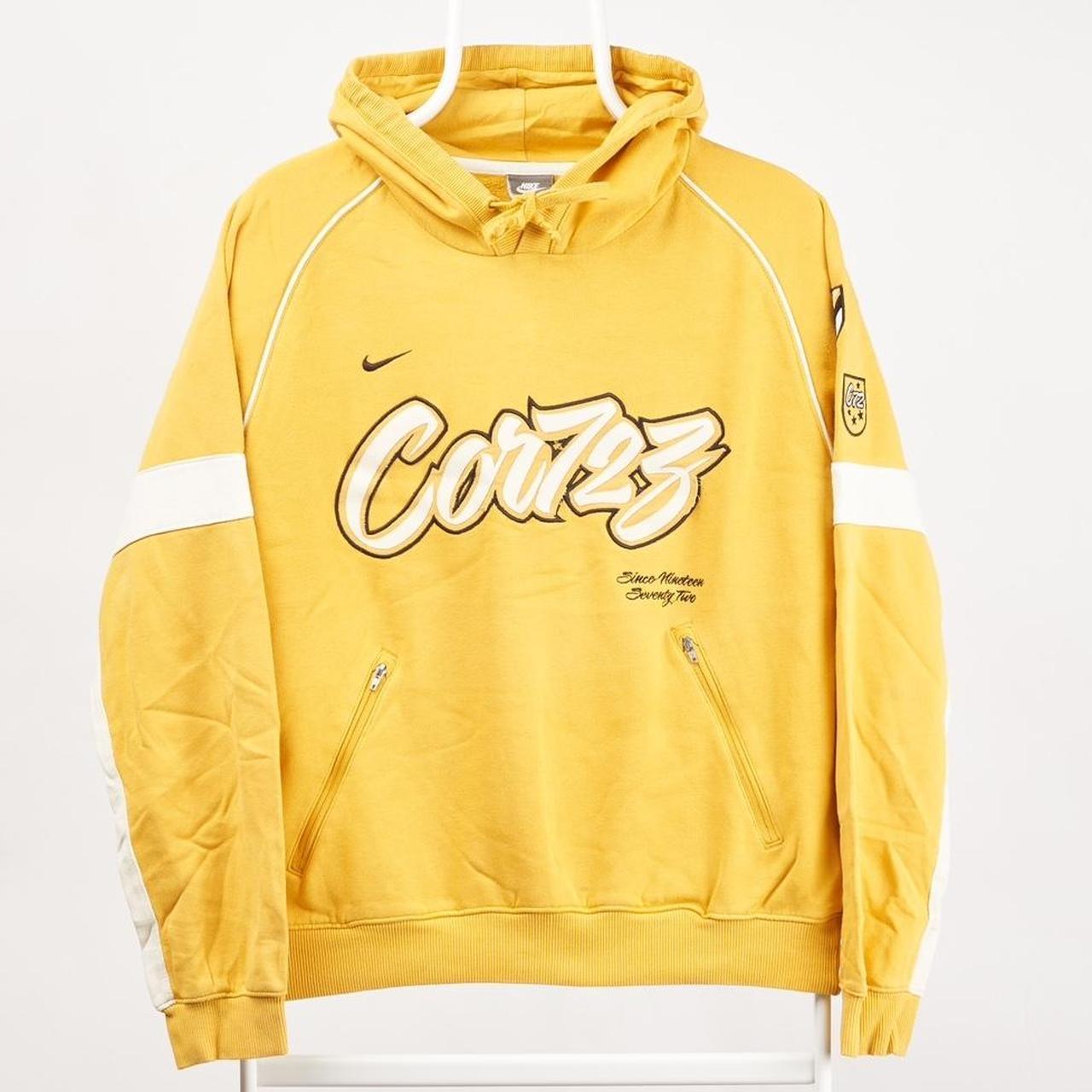 nike yellow sweatshirt vintage