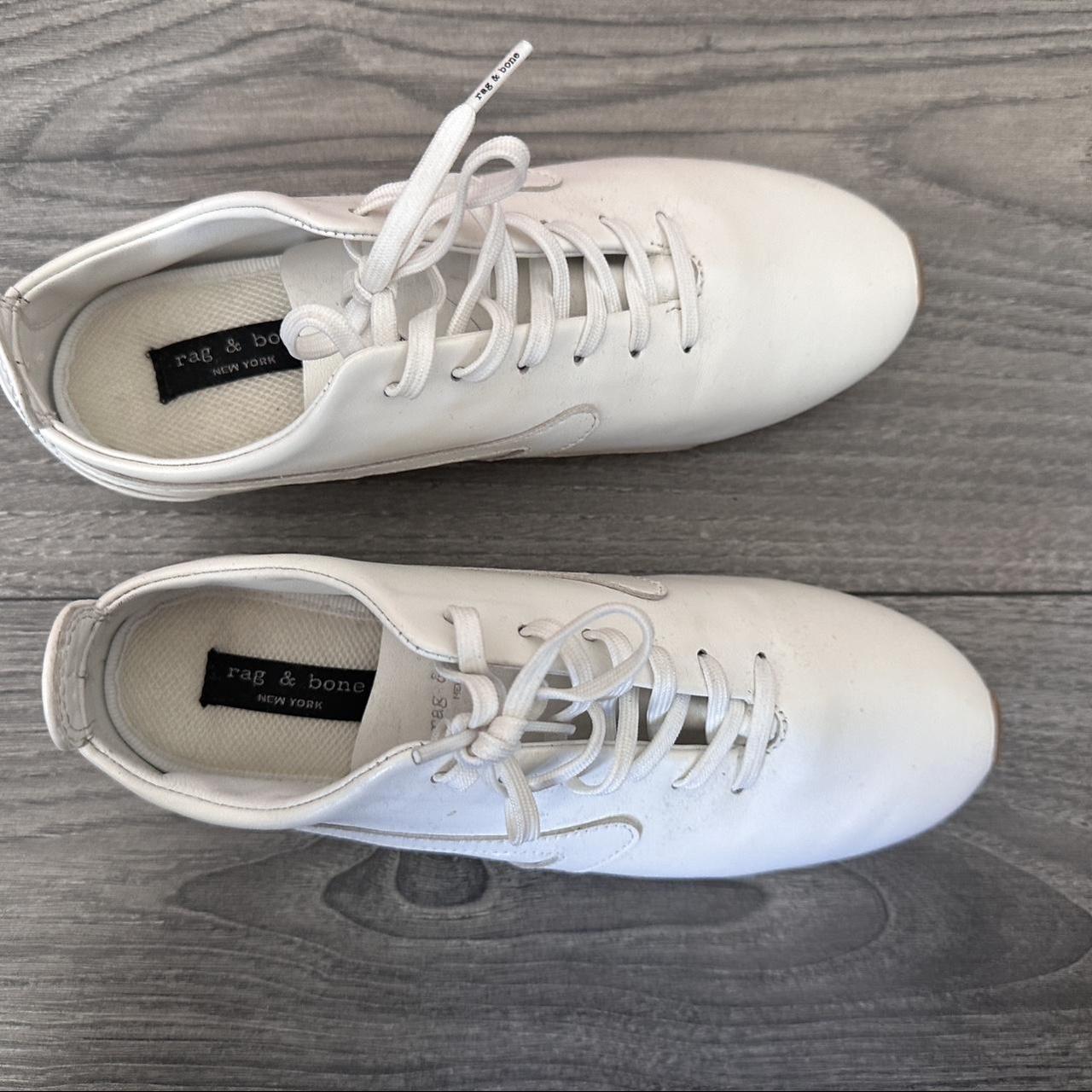 Rag and cheap bone white sneakers