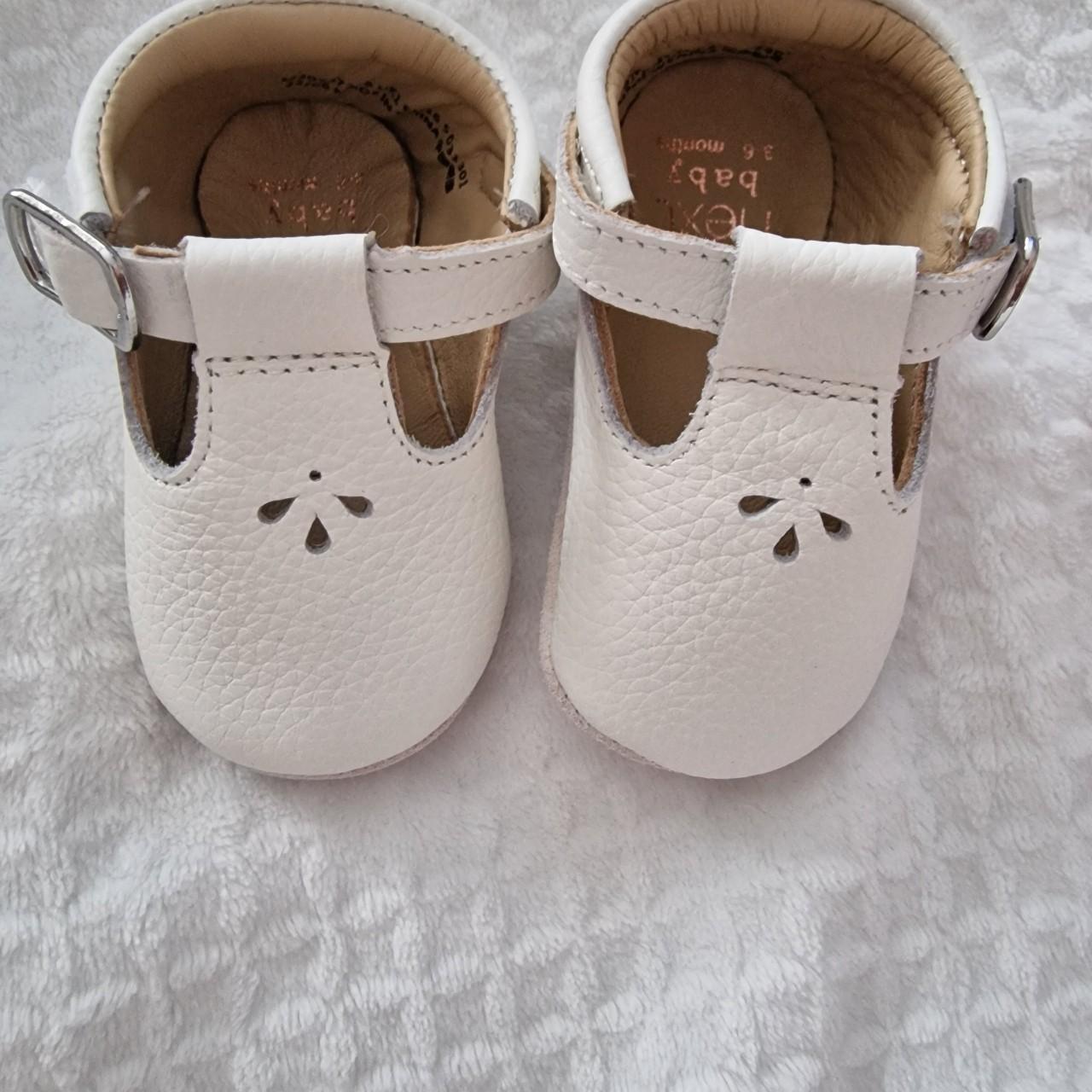 Next White First-shoes-baby-shoes | Depop