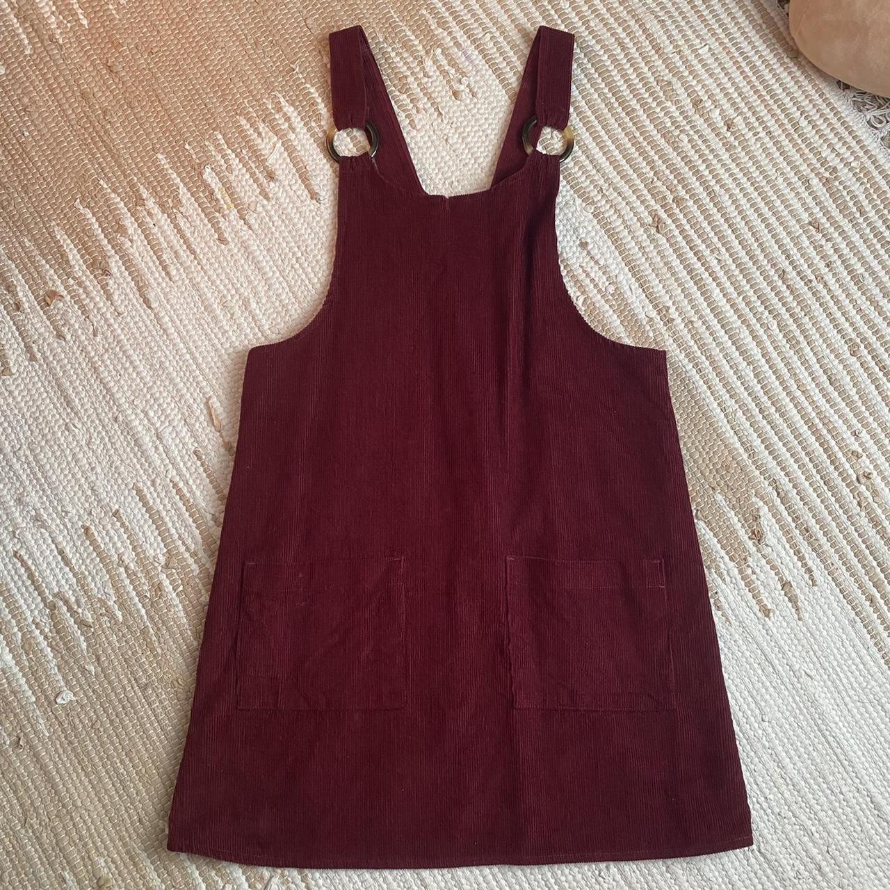 Full Circle Trends Women's Burgundy and Red Dress