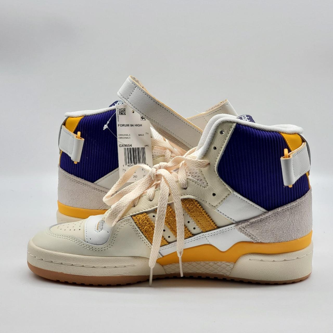 ADIDAS LAKERS SHOES These shoes fit an 8.5 men's - Depop
