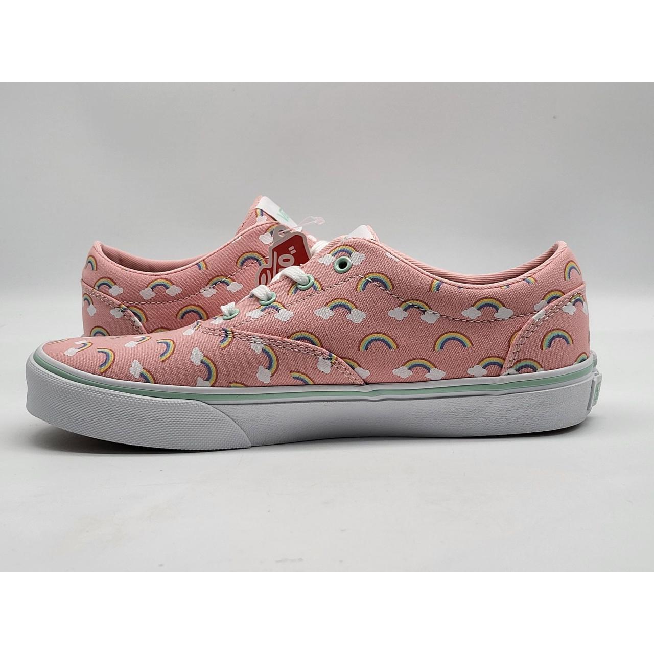 Vans Doheny Rainbow popular Powder Pink White Shoes US Missy Size 5