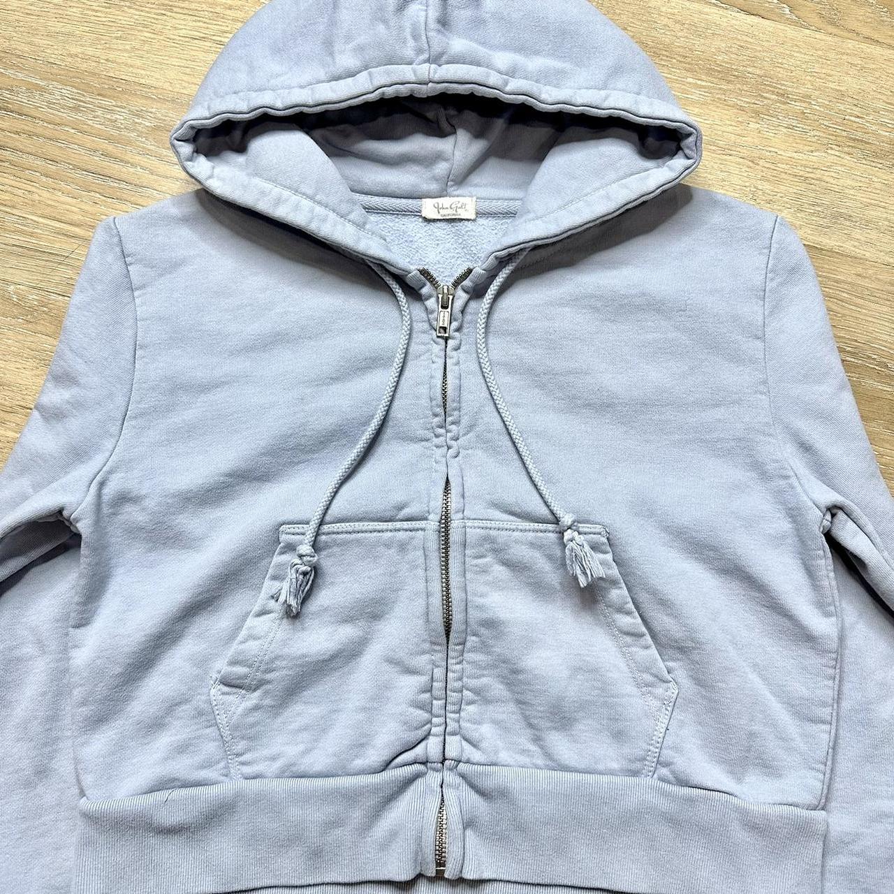 Faded cropped hoodie