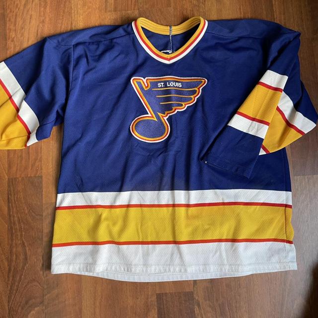 St. Louis Blues 90s vintage jersey. - Depop