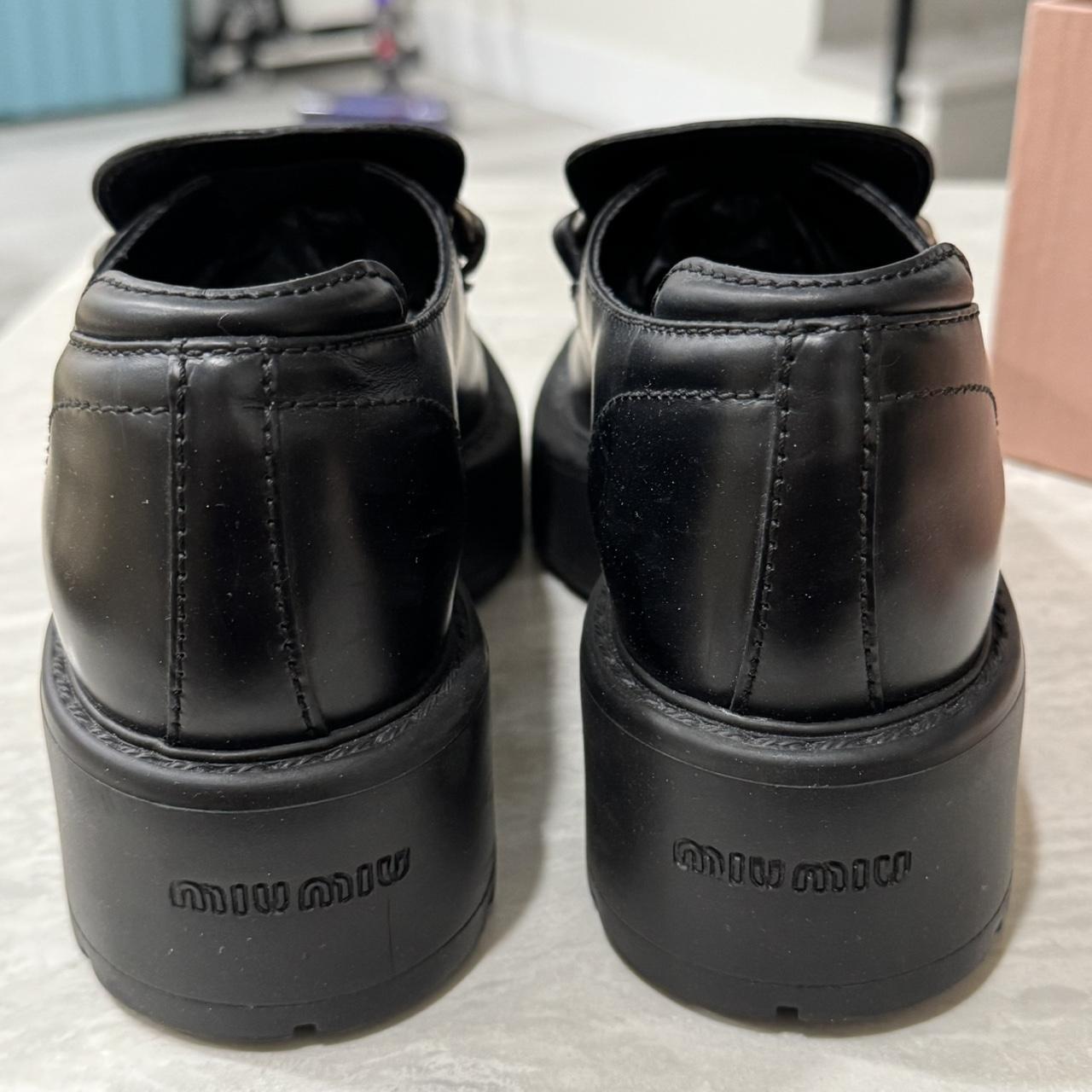 Miu Miu Women's Loafers - Black - US 7.5 – Miu Mi… - image 3