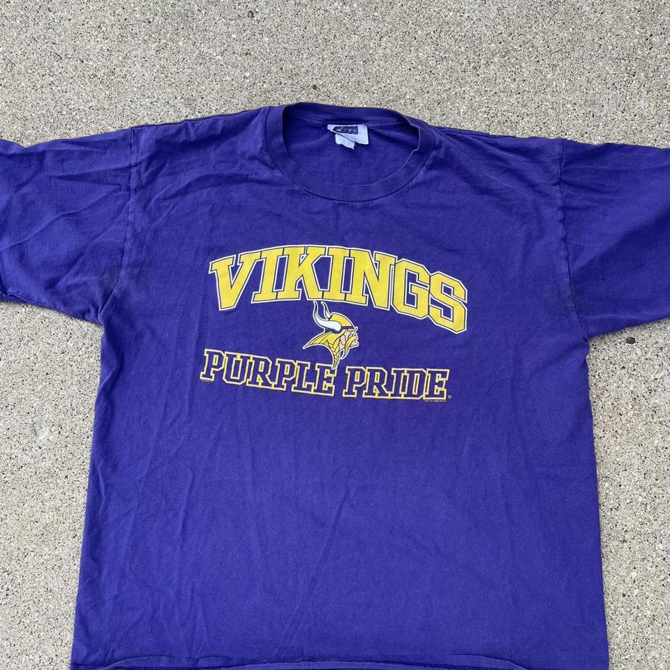 Vintage Purple Pride MN Vikings Sweatshirt Size - Depop