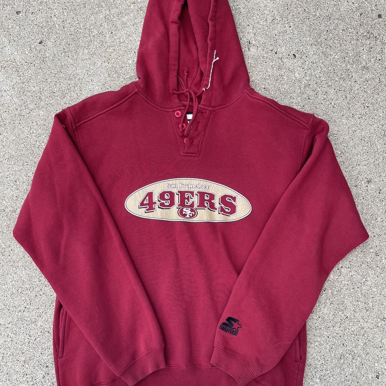 49ers vintage hoodie