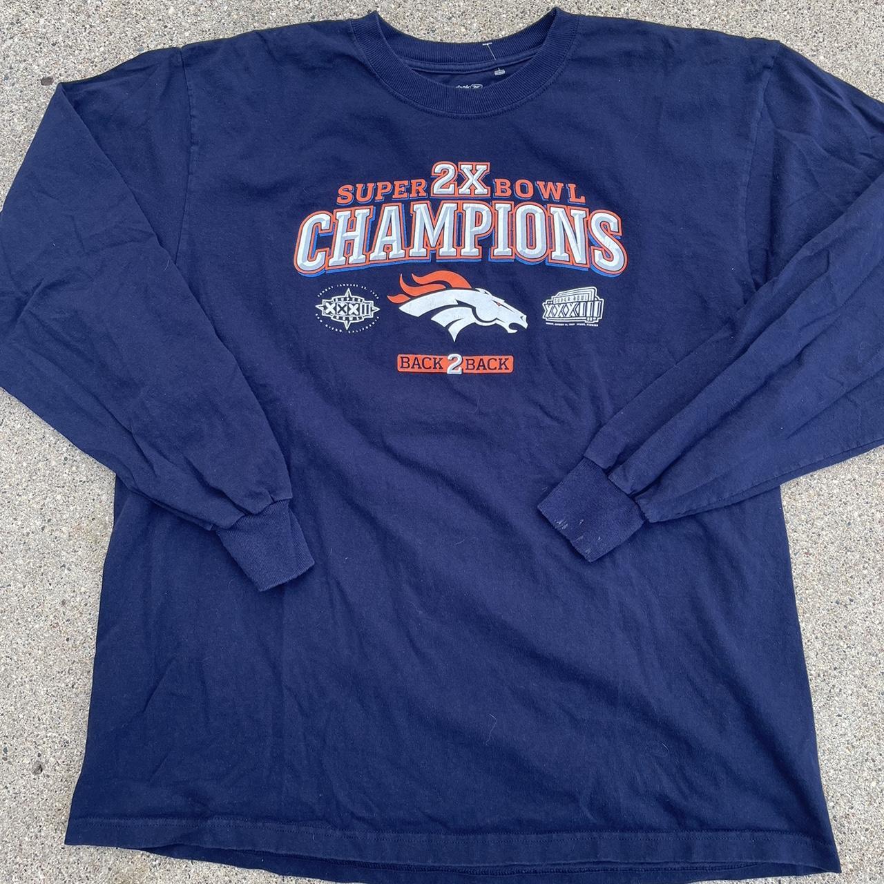 70s Denver Broncos vintage Super Bowl tee Tee has - Depop