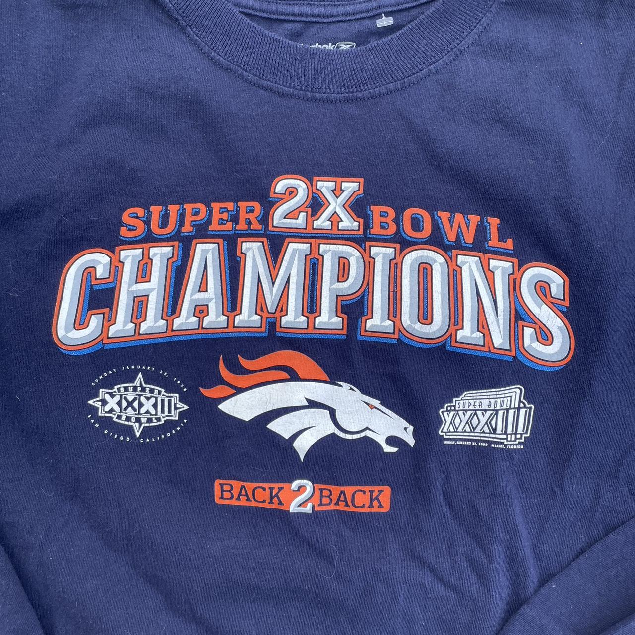 70s Denver Broncos vintage Super Bowl tee Tee has - Depop