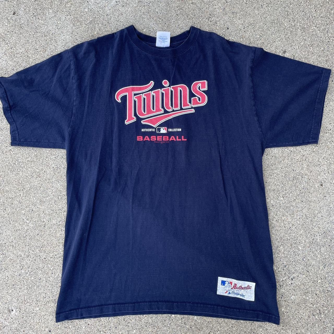 Minnesota Twins Authentic Majestic Baseball Jersey - - Depop