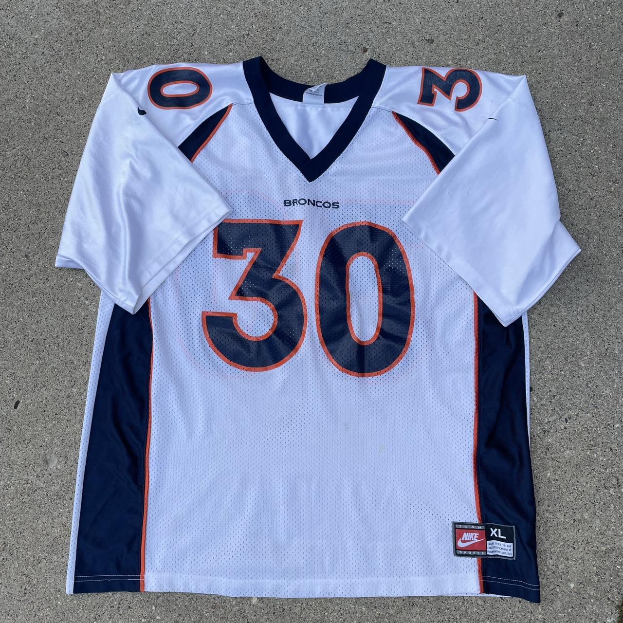 Vintage 90's Denver Broncos Terrell Davis jersey 30 - Depop